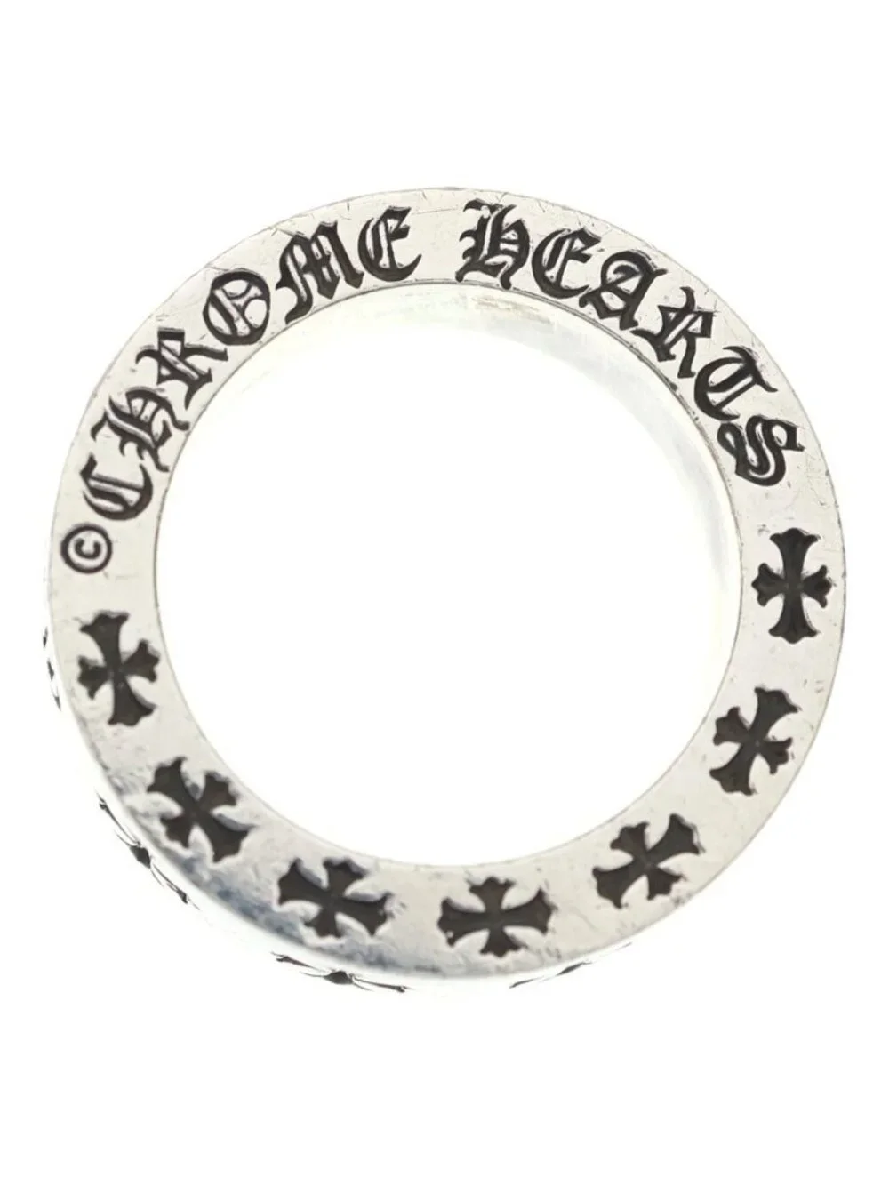 Chrome Hearts Spacer Forever Ring Silver